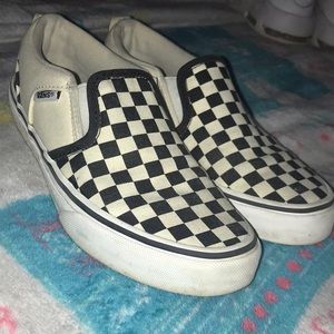 Checkered Slip-On Vans